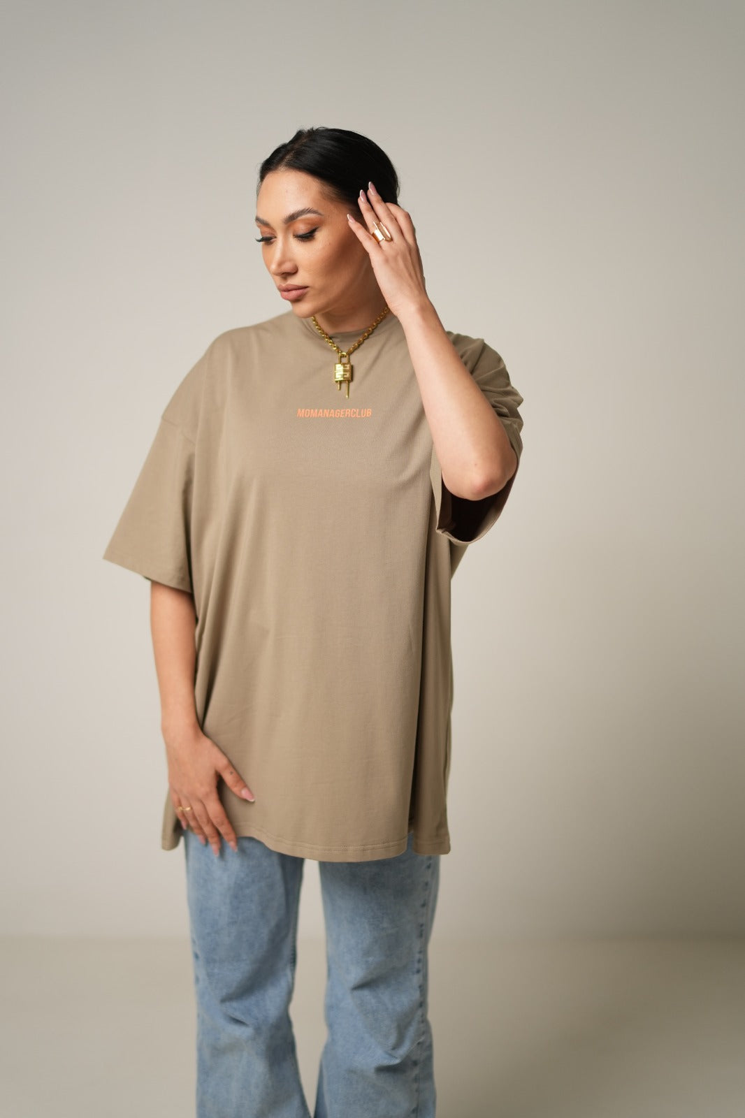 T-SHIRT MOMMAGE BEIGE