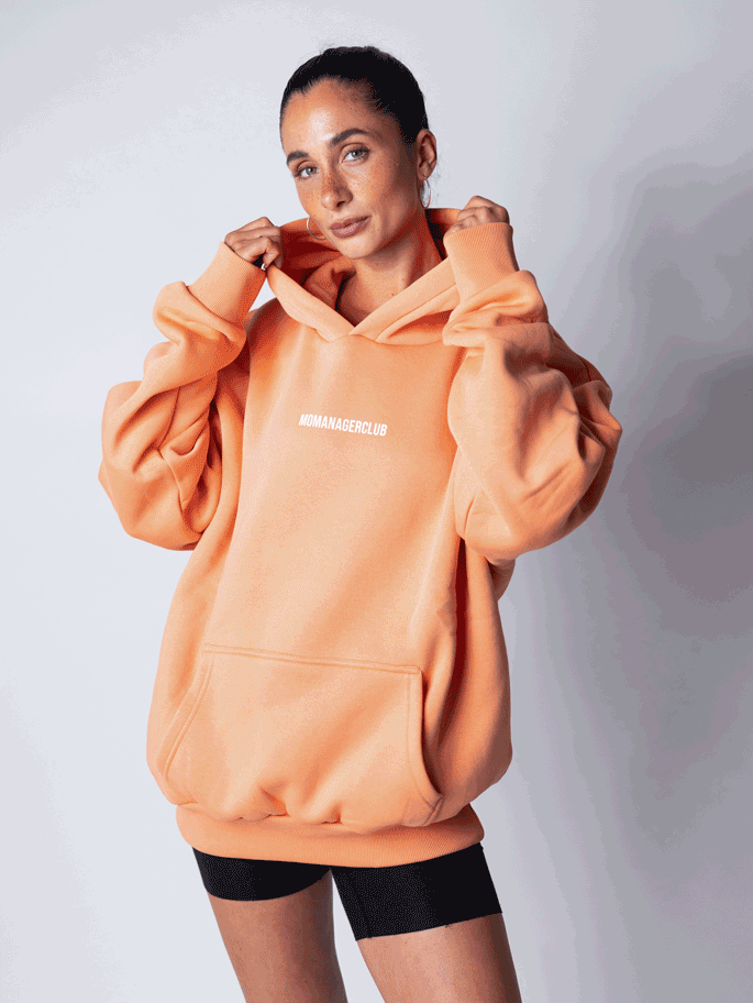 HOODIE MOMMAGE APRICOT BLISS