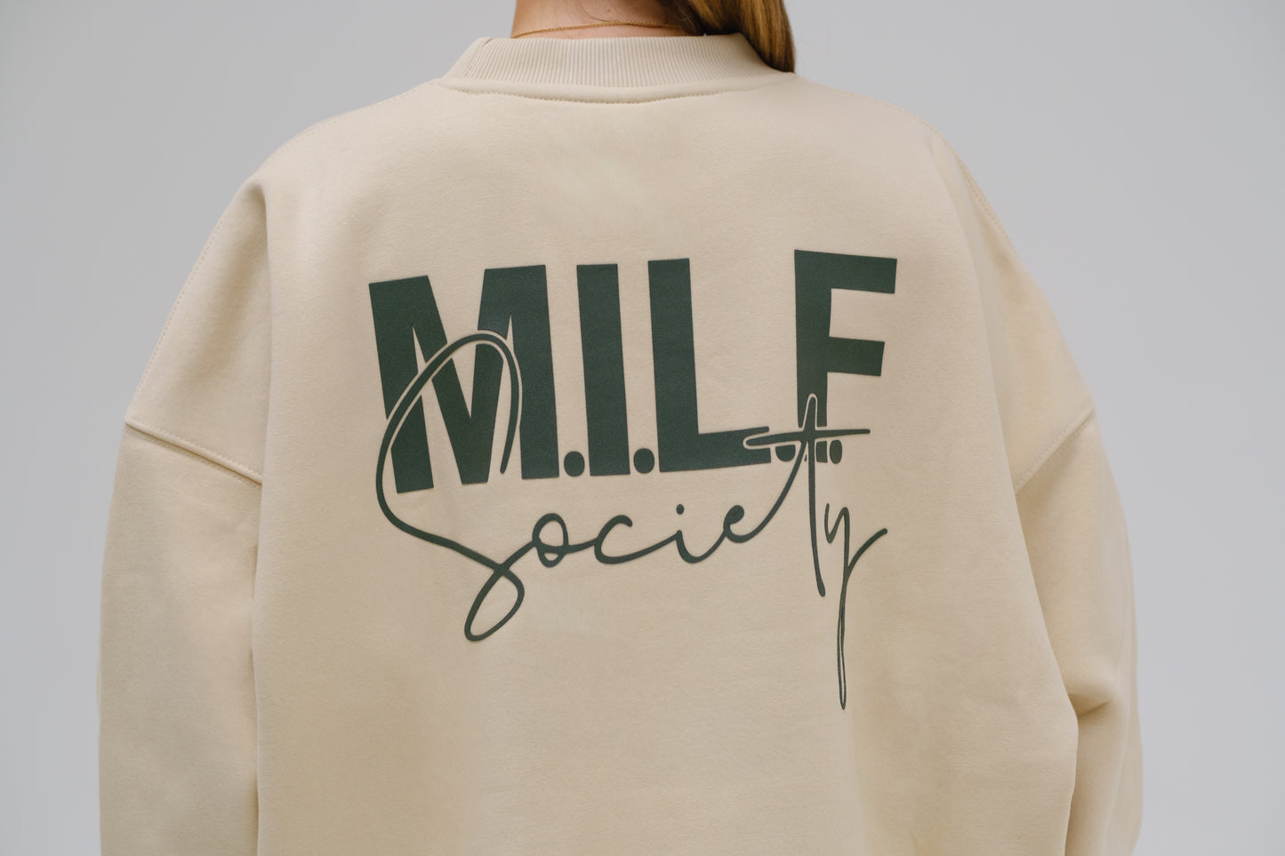 SWEATER MOMMAGE MILF BEIGE