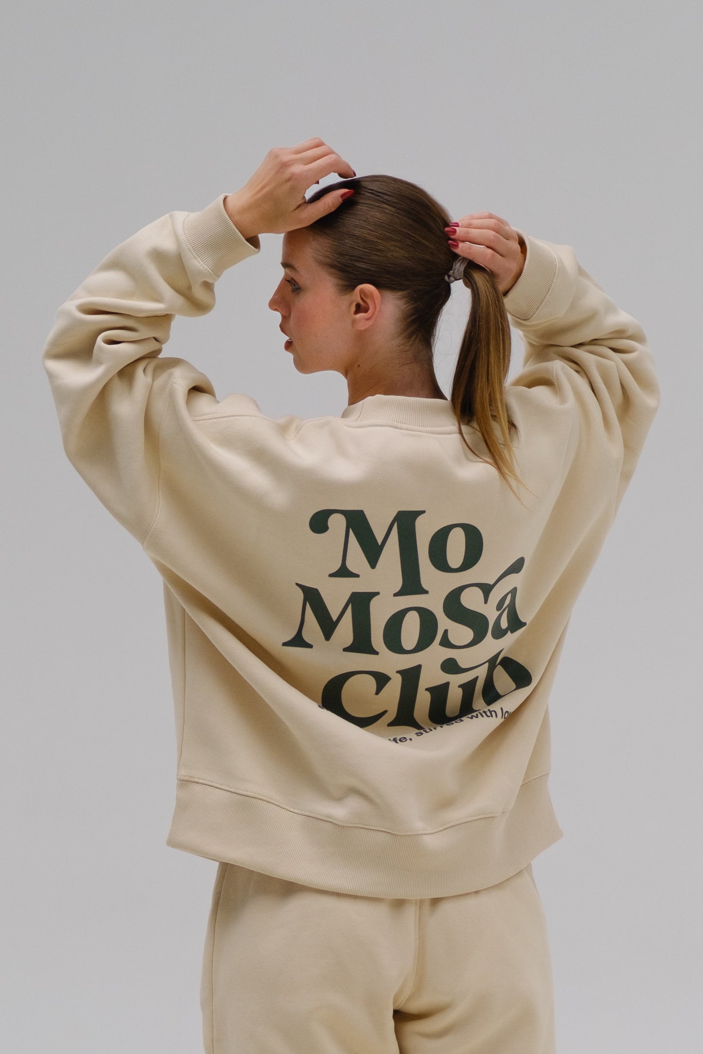 SWEATER MOMMAGE MOMOSACLUB BEIGE