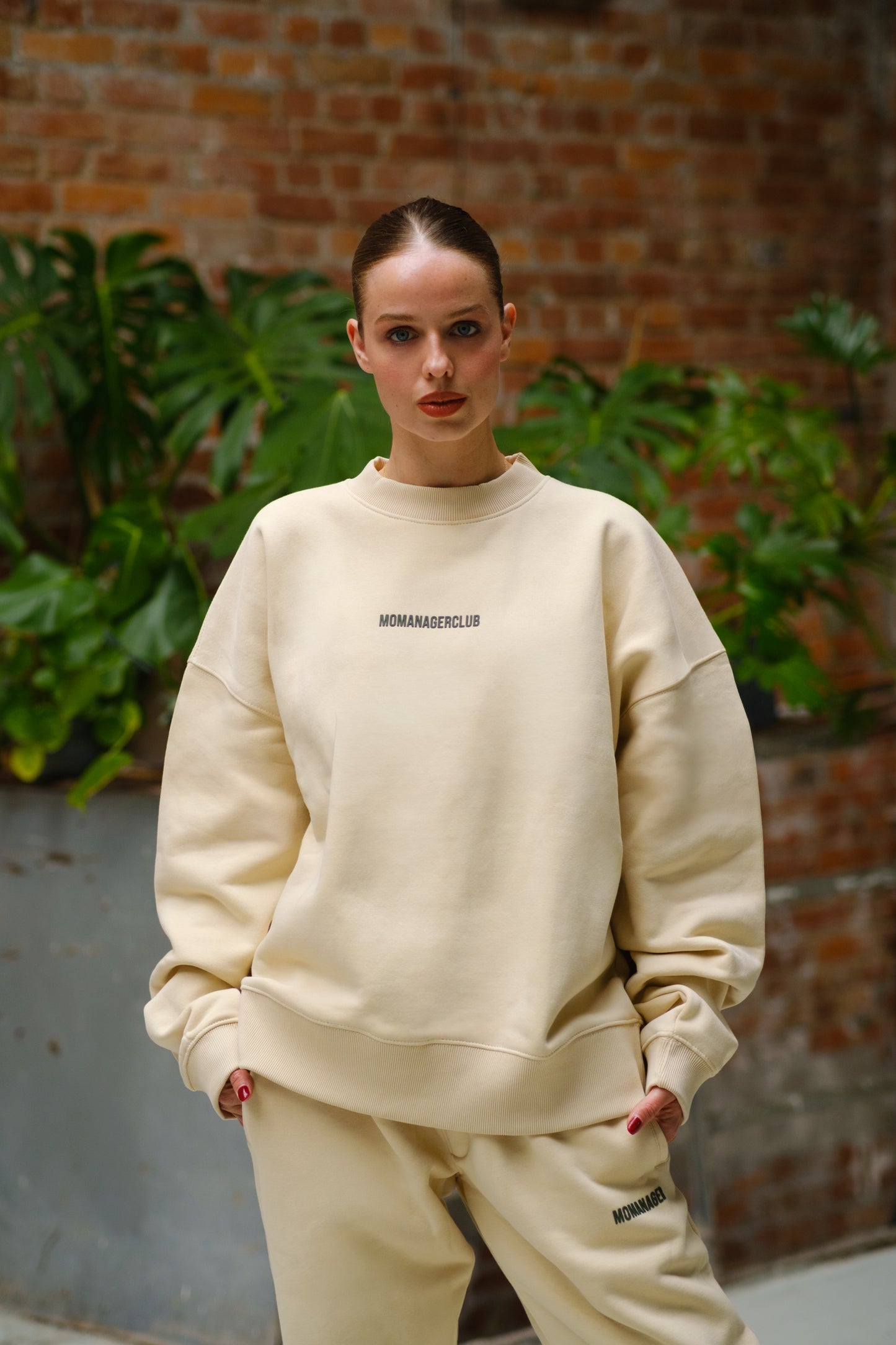 SWEATER MOMMAGE MILF BEIGE
