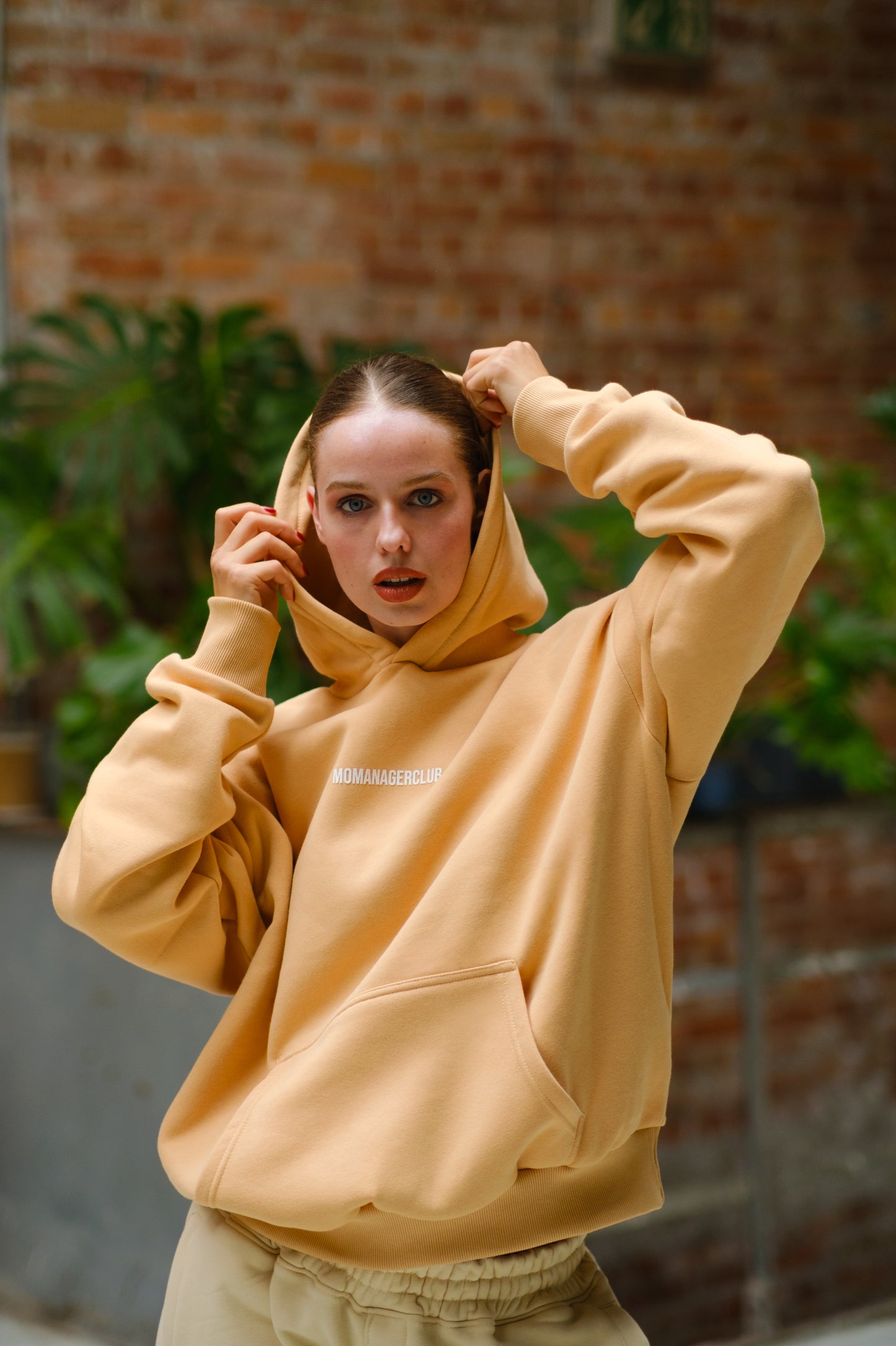 HOODIE MOMMAGE PEACH