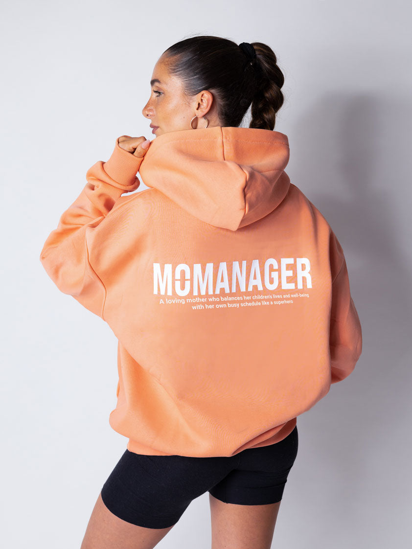 HOODIE MOMMAGE APRICOT BLISS