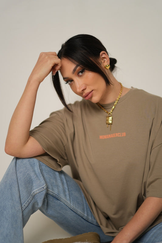 T-SHIRT MOMMAGE BEIGE
